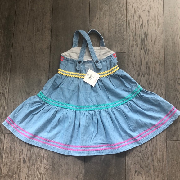 Hanna Andersson girl’s Ric Rac Chambray Dress - Picture 3 of 7